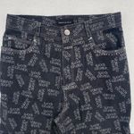 Valenza app Sports Stretch Monogram High Rise‎ Jean Black Size 26 Photo 2