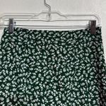 SheIn  Green Dreamara Ditsy Floral Print Drawstring Ruffle Hem Skirt Sz 4 NWT Photo 6