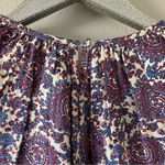 J.Crew Palermo Smocked Waist Mini Dress in Floral Bouquet Linen Sail Blue NEW Photo 3