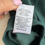 Veronica Beard  Jordyn Ribbed Cropped Tank Bottle Teal Green Size XL Racerback Photo 6