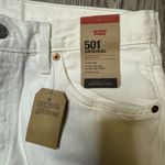 Levi's - Levi’s 501 women’s white distressed jeans - NWT - 30x30 Photo 7
