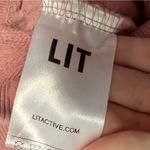 LIT Active Whisper Oversized Turtleneck Sweatshirt Pink Size XS Photo 7