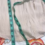 Double Zero  small women’s tan cardigan boho floral crochet back flaw shown Photo 9