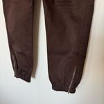 CAbi Womens Compass Pant #4514 Dark Chocolate Brown Ankle Zip Jogger Size 6 Photo 6