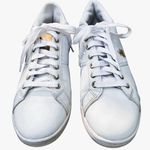 U.S. Polo Assn. RALPH LAUREN Women's White & Gold Leather Soles Sneakers ~ 7.5 Photo 1
