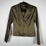 Dawn Joy Fashions Women's Dark Olive Green Blazer sz 4 Photo 0