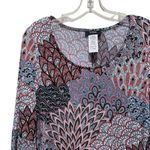 MSK Paisley Print Bell Sleeve Dress Size Large Photo 2