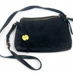 MARGOT Anthropologie Jules Crossbody Purse Bag Black Leather Pebbled Women's Photo 0