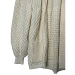 Vintage Acrylic Fibre 100% VIRGIN Soft Knit Open Tie Cardigan Sweater Romania Photo 6