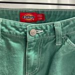 Dickies ‎ Carpenter Pants Juniors 1/25 Green Cargo Utility Grunge Mid-Rise Photo 1