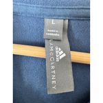 Adidas  Stella McCartney Oversized Logo Blue Full Zip Hoodie Womens Large Photo 8