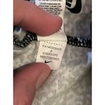 Nike Leggings Womens Small Black White Allover Print Cotton Blend Swoosh Yoga Photo 9