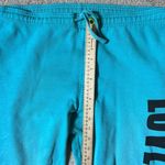 Victoria's Secret Y2K PINK Sweatpants Teal Blue Cotton Blend Logo XS Photo 7