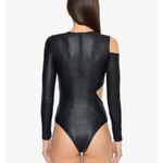 Koral  Aurora Netz Cutout Athletic Bodysuit Body Suit Bodysuit Black size XS Photo 1