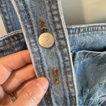 V Victoria Denim Overall Jumper Midi Dress Medium Blue Photo 2