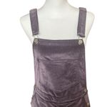 Urban Outfitters BDG  NWT Purple Velvet Overall Mini Skirt Dress Size XS Photo 4