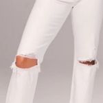 Abercrombie & Fitch NWT The Ankle Straight Ultra High Rise Crop Jeans White Photo 0