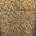 No Boundaries  Hi-Low Sundress Ruffle Hem Ditsy Floral Print Gold Juniors XXL 19 Photo 5