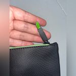 IPSY Pretty Wicked 2021 Lime Green Black Makeup Zipper Bag Limited Ed Vampy Goth Photo 2