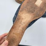 Kevyn Wynn Blue Beaded Slip On Mule Flats Womens 11 Embroidered Boho Summer Flat Photo 6