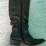 Shoedazzle , brand Brown boots with golden chain decor…. Photo 5