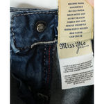 Miss Me  Jegging Jeans Womens 26x30 JE1051GR Skinny Bling Rhinestone Embroidered Photo 6
