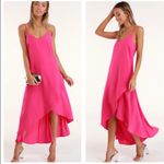 NWT Lulus Sweet‎ Surprise Bright Pink High Photo 1