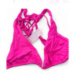 frankies bikinis Diana Halter Bikini Top Large NWT Photo 3