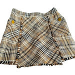 ZARA Goodnight Macaroon tweed mini skirt Sz M Photo 0