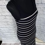 Forever 21 tank top stripe dress black white & grey sz L Photo 3