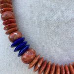 Jay King Lapis Lazuli Spiny Oyster Spondylus Shell Beaded Matinee Necklace 19” Photo 3