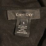 Karen Kane  Top Black Diamond Draped Tunic top S NWT Photo 5