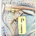 The Clothing Company Eyelet Baby Blue Ruffle Mini Dress Size Large Photo 6