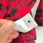 BeachLunchLounge Beach Lunch Loung Black & Red Plaid Button Down Shirt Dress Womens XS Buffalo Photo 6