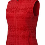 Woolrich  Vibrant Red Zip-Up‎ Fleece Vest Photo 0