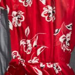 Maurice's Maurice’s Red Floral Maxi Dress Photo 1