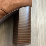 Modern Edge: suede Heeled Boot for Women Brown Size 10 Photo 6