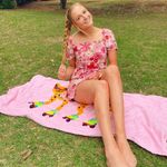 Pink Floral Top/Skirt Set Multiple Photo 2