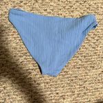 ONIA Lily Ribbed Blue Soft Marine Bikini Bottoms- Size Small Photo 2