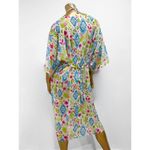 Free Press  Womens Cactus Fruits Summer Sheer Swim Cover Long Kimono Top Size S/M Photo 1