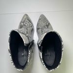 Worthington  Lorna Snakeskin Ankle Booties Women 9.5 Pointed Toe Memoryfoam Zipup Photo 11