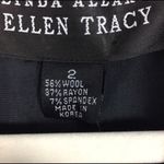 Ellen Tracy Linda Allard Wool Hidden Button Blazer Photo 7