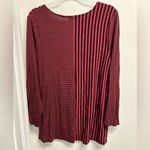 Habitat Women's Top with Red and Black Stripes Photo 2