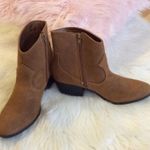 True Craft Boots Western Booties Ankle Tan Brown Womens 7.5 New Photo 4
