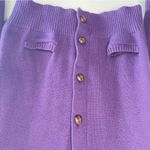 Tommy Hilfiger Purple Cotton Blend Button-Front Cardigan, Large Photo 2