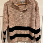 Vintage Little Extra Spice Sweater Women 18w/38 Cottage Pink And Grey 90s Black Size XL Photo 0