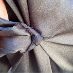 For Love & Lemons X Jaime King La Lydia Black Satin High Slit Wrap Dress Size S Photo 7