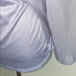 Daisy Fuentes Daisy Fuentes women’s small purple pleated blouse Photo 4