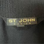St. John  Basics Black Santana Knit High Rise Skirt 6 Photo 3