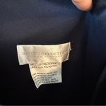 Dessy Collection 3104 Long Sleeve Chiffon Gown Midnight Navy Blue 16 Photo 3